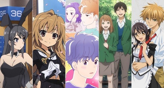 TOP 10 ANIMES de ROMANCE ESCOLAR onde PROTAGONISTA SURPREENDE a