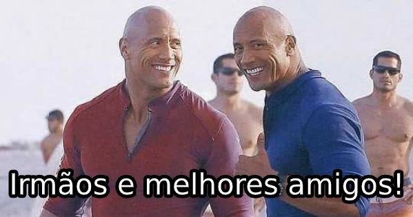 The Rock e Dwayne Johnson são gêmeos. Tipo se você não soubesse - iFunny  Brazil