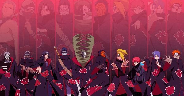 Top 7 membros favoritos da Akatsuki