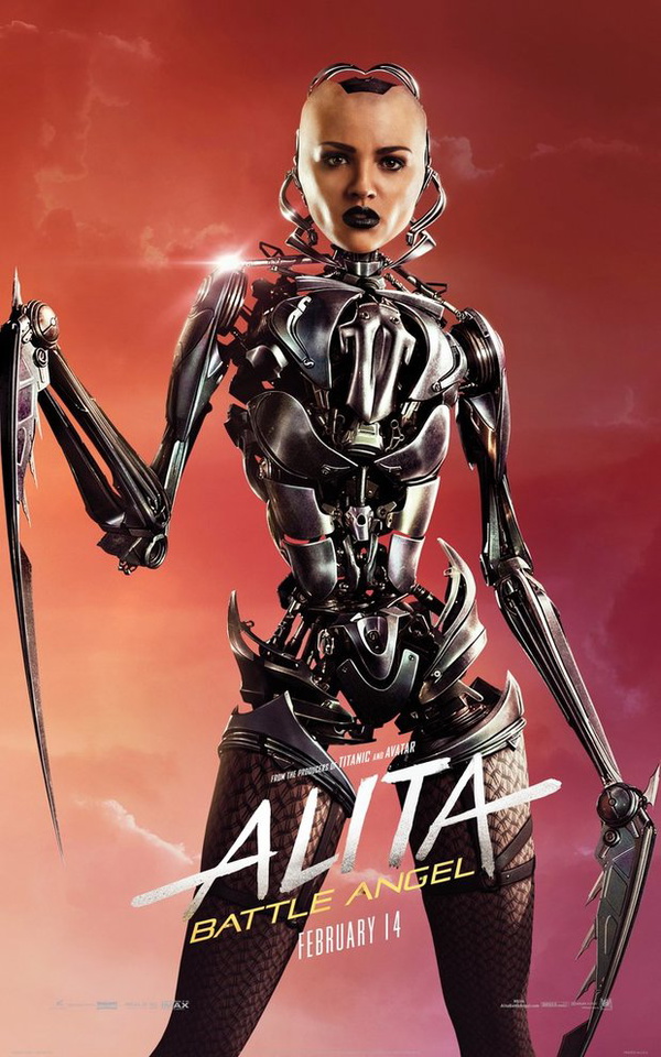 Alita: Anjo de Combate - Novos pôsteres mostram heróis e 