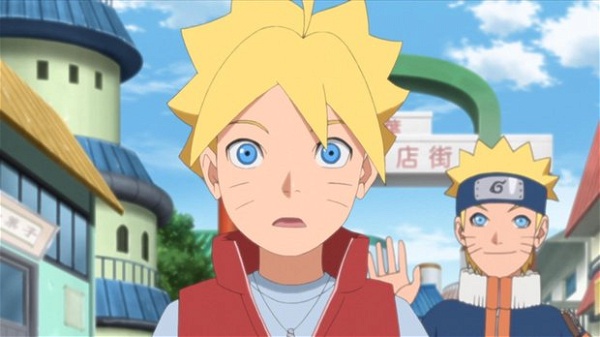 Confira o momento em que Boruto se encontra com o Naruto criança
