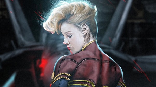 Brie Larson como Capitã Marvel