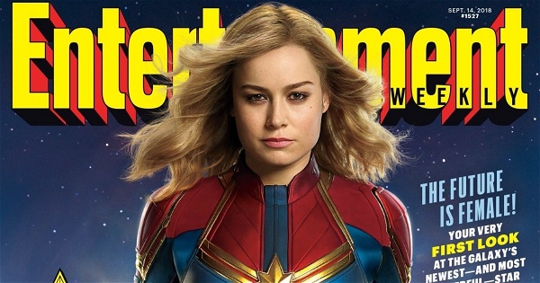 Capitã Marvel ganha primeiras fotos oficiais (de uniforme vermelho e azul!)  - Aficionados