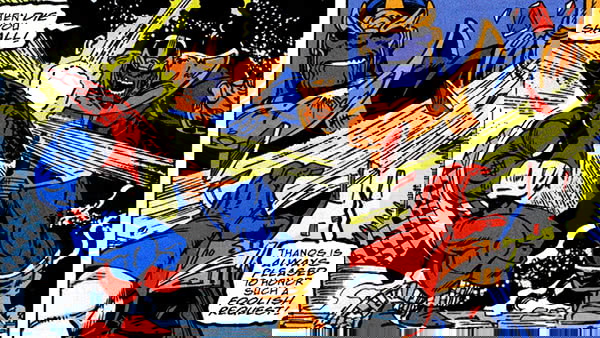 Thanos sempre faz todos os pescoços se virar