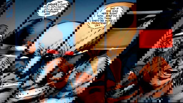 Ciclope e Wolverine se enfrentando por causa de Jean Grey