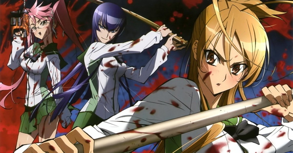 Anime Zumbi - Highschool of The Dead