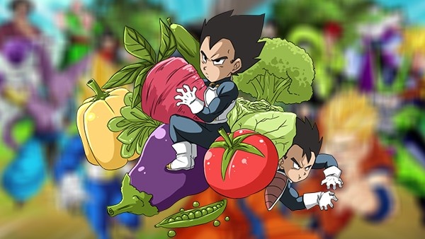 Por que os saiyajins de Dragon Ball têm nomes baseados em vegetais?