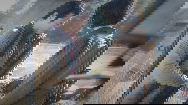 Glenn e Maggie casando