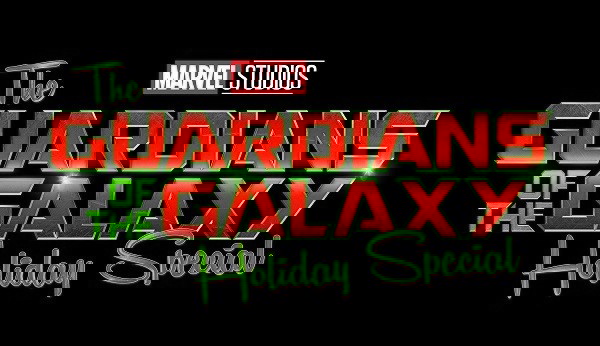 logo do especial de fim de ano dos guardiões da galáxia