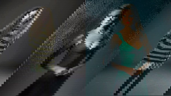 Hera Venenosa antes e depois da transformação