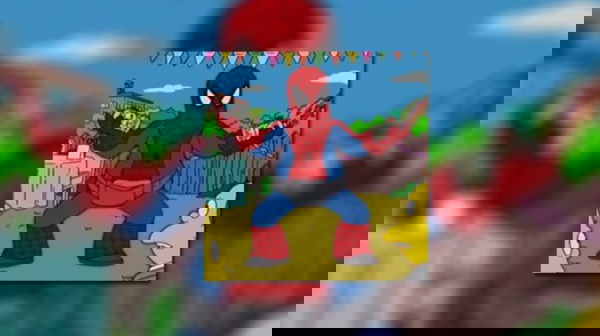 homem-aranha simpsons