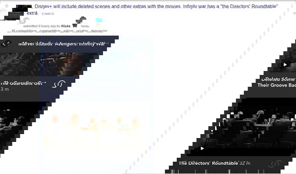 Postagem do Reddit sobre o Disney+