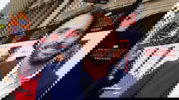 Drew Pearce na première de Homem de Ferro 3