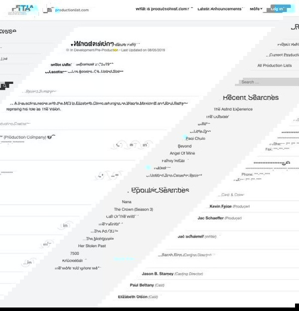Lista do Production List