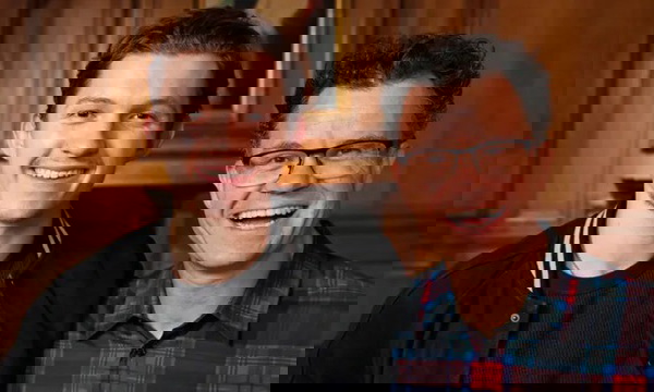 Tom Holland e seu pai Dominic