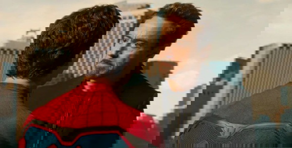 Tom Holland e Robert Downey Jr.