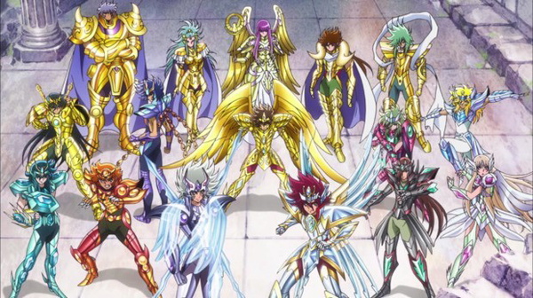 OS 12 CAVALEIROS DE OURO DE SAINT SEIYA OMEGA 