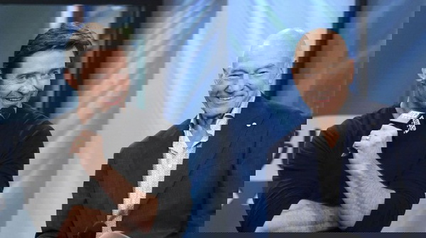 Hugh Jackman e Patrick Stewart