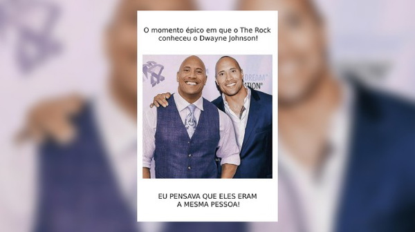 the rock tem irmao gemeo?