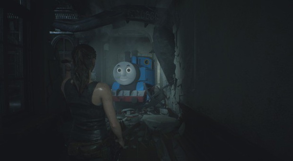 Alguém colocou Thomas o Trem em Resident Evil 2 e o pesadelo se instaurou -  Arkade