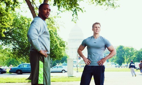 Sam Wilson e Steve Rogers