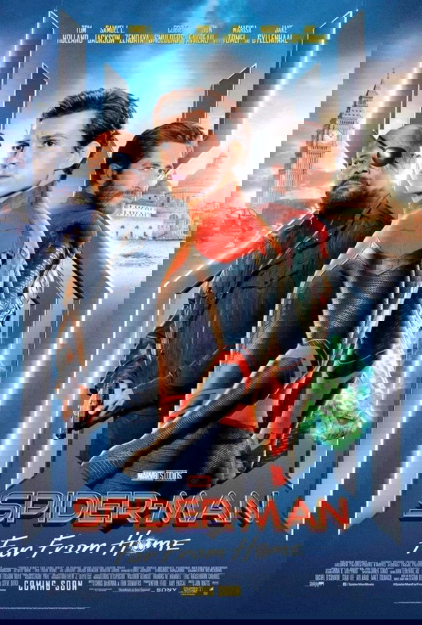 Novo pôster de Homem-Aranha: Longe de Casa