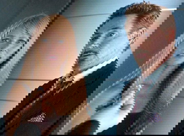 Gwyneth Paltrow e Robert Downey Jr. em Homem-Aranha