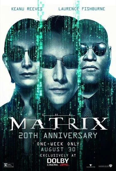 Pôster de relançamento de Matrix