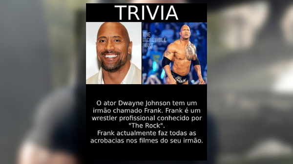 Irmão perdido? Dwayne Johnson se impressiona com sósia