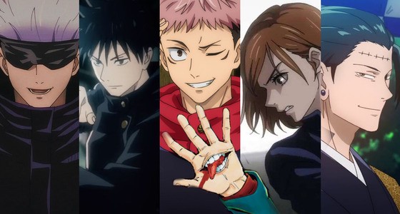 Anime de Jujutsu Kaisen ganha artes focadas no visual dos personagens