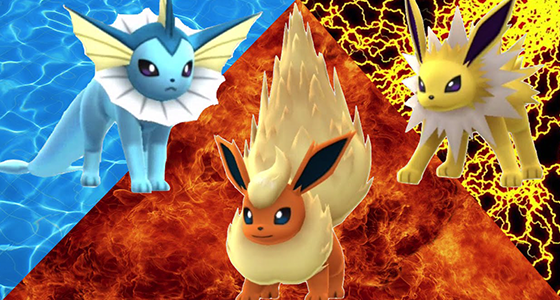 Comparações Evoluções de Eevee