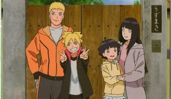 Como seria os filhos dos personagem do anime boruto