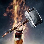 Veja quem consegue levantar o martelo do Thor (o Mjölnir)