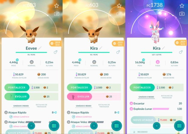 Qual evolução da eevee você seria?