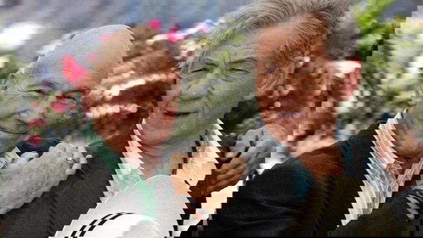 Patrick Stewart e Ian McKellen