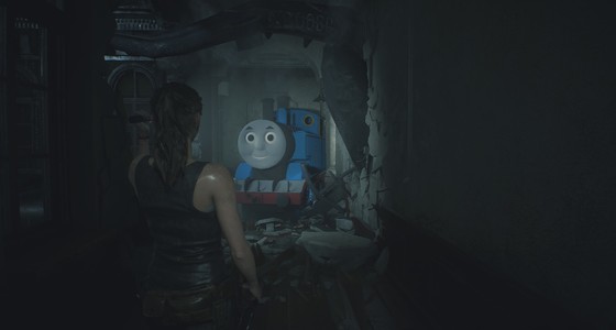 Resident Evil 2  Modo substitui Mr. X por trem de Thomas e Seus Amigos -  Aficionados