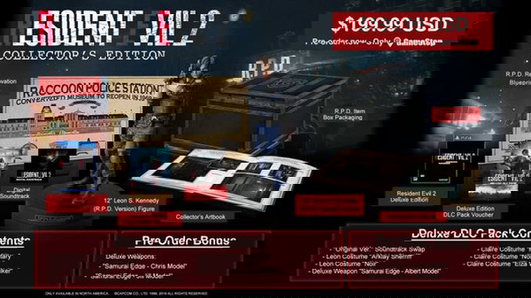 resident evil 2 edição colecionador