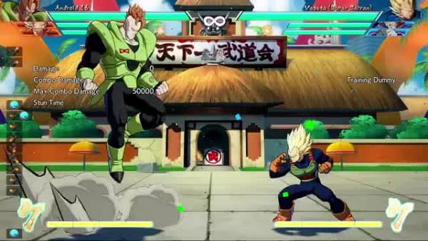 Combo de 100% em Dragon Ball FighterZ feito de uma maneira