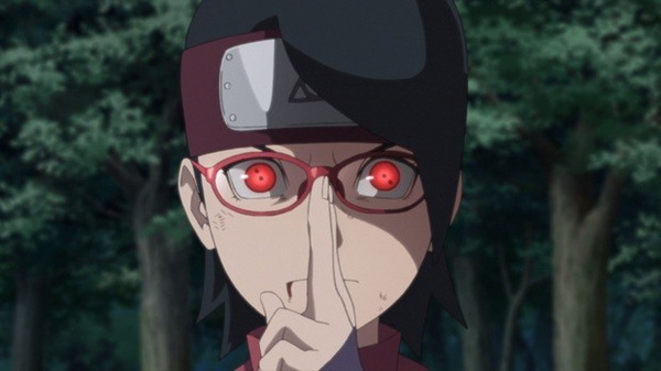 Filho de Sarada e Boruto mostra o Poder do Sharingan e Byakugan - Boruto 