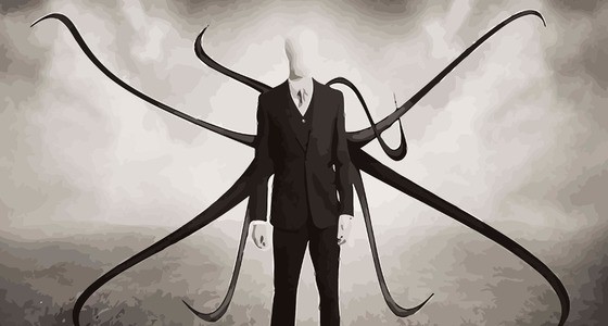 Slenderman  Desenhos assustadores, Arte horror, Macabro