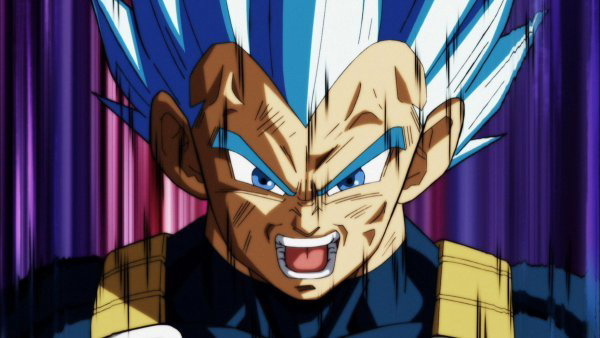 Desenho: Vegeta Super Saiyajin Blue Full Power