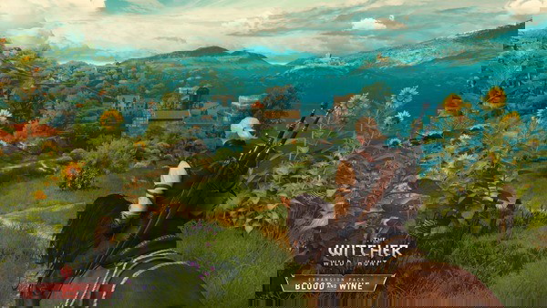 Geralt chegando a Toussaint