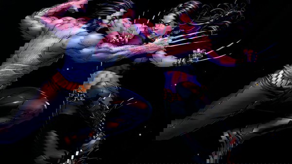 Wolverine e X-23 lutando