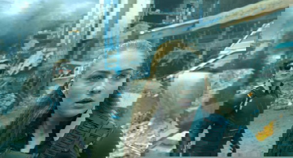 Jean Grey e Ciclope em X-Men: Apocalipse